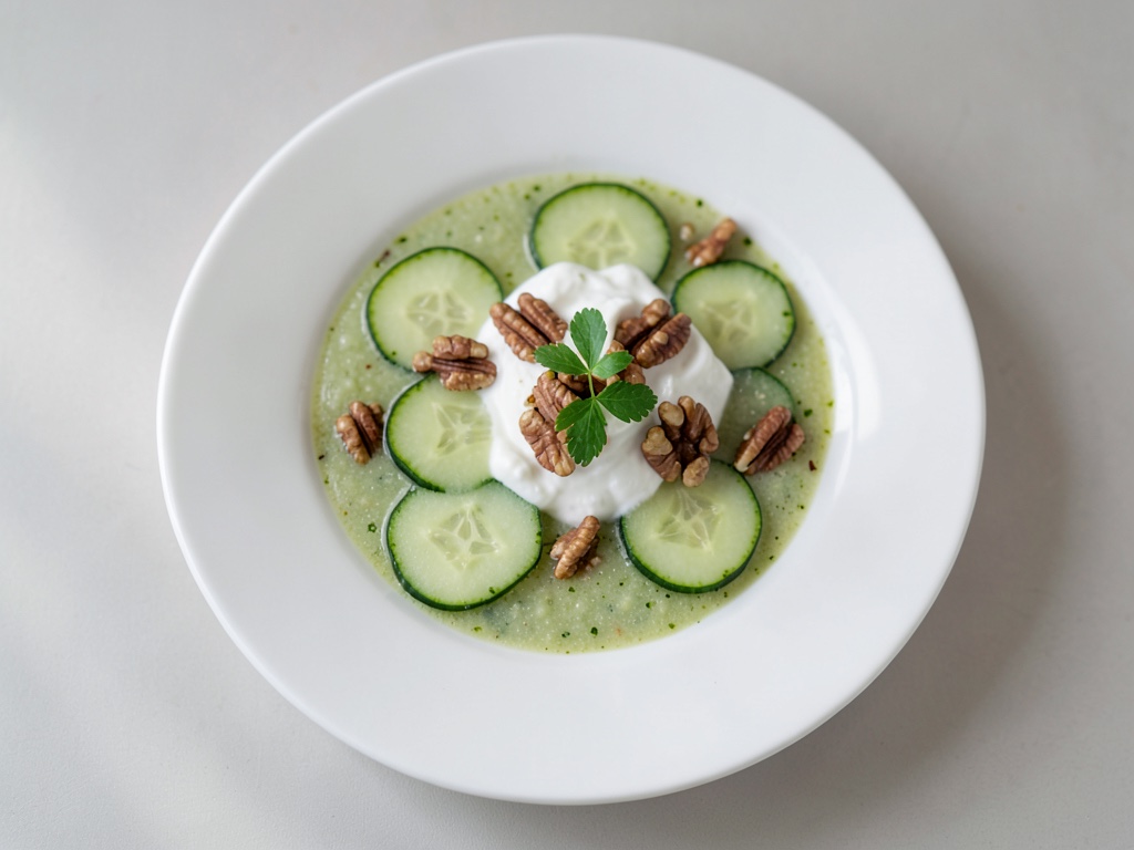 Tarator (Sopa fría de pepino)
