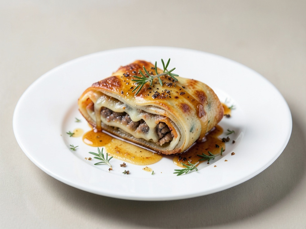 Herber Käse-Strudel mit Thymian und Honig
