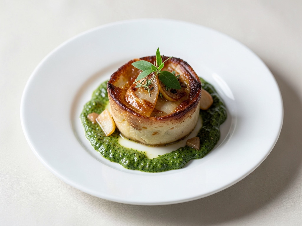 Tarte Tatin Poire & Pesto
