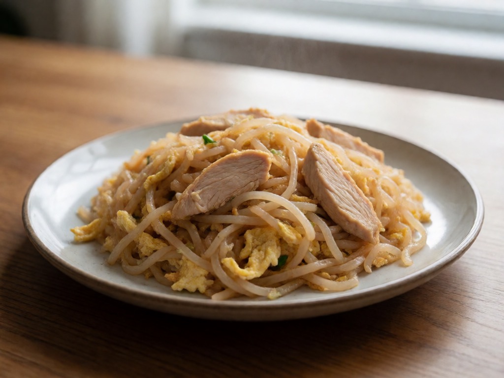 Thailändische Airfryer-Pad Thai