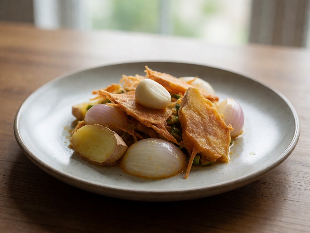 Thailändische Airfryer-Kurkumasuppe