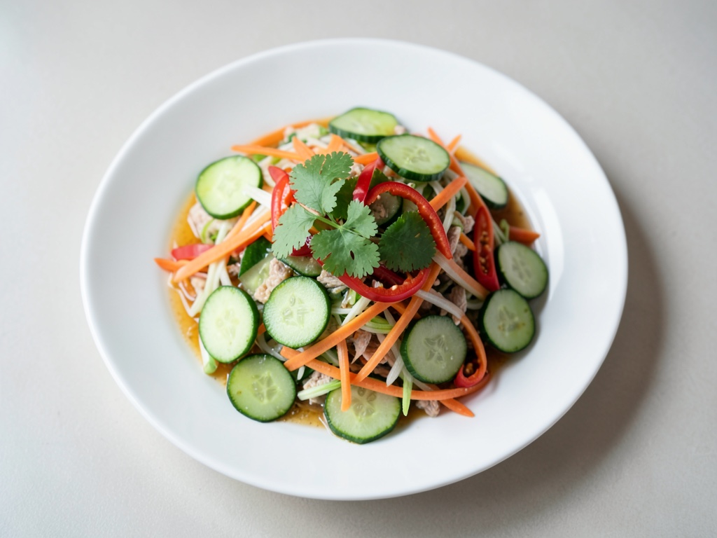 Insalata di cetrioli tailandese