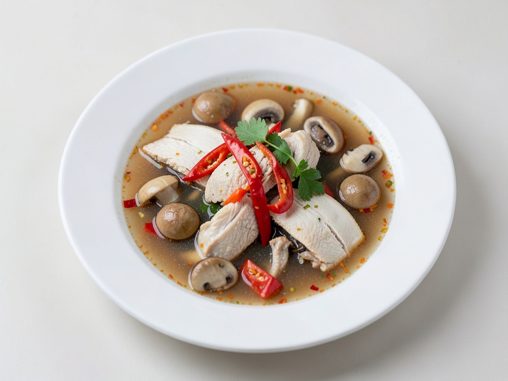 Tom Yum Gai - Sopa de pollo picante