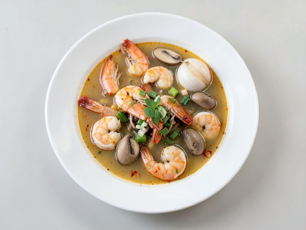 Tom Yum Goong - Sopa picante de gambas