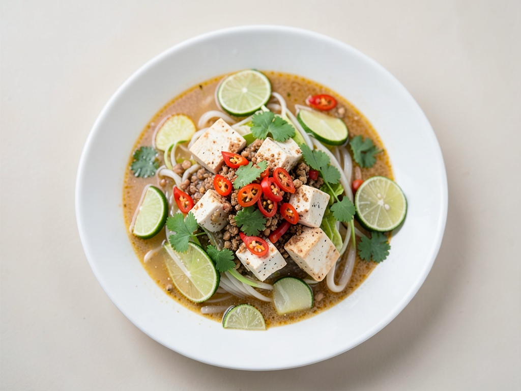 Ensalada Tom Yum con Tofu