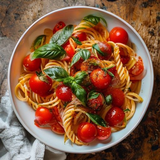Tomaten-Basilikum-Pasta
