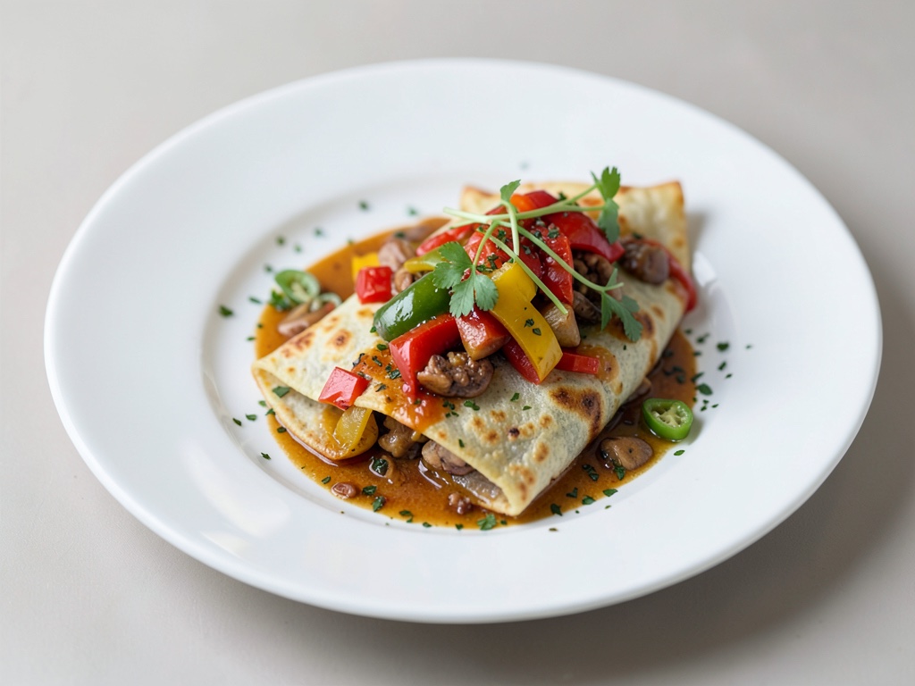 Tortilla de patata oculta con pimiento