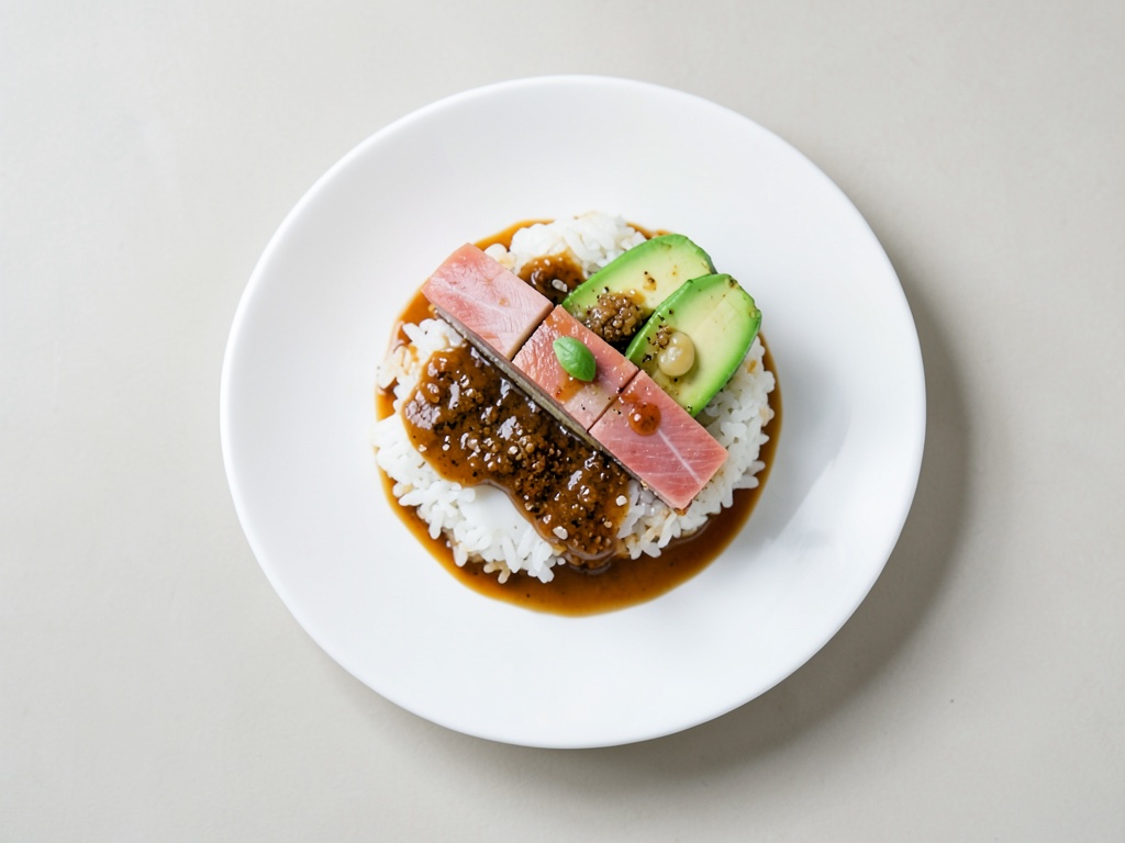 Uramaki mit Thunfisch und Avocado
