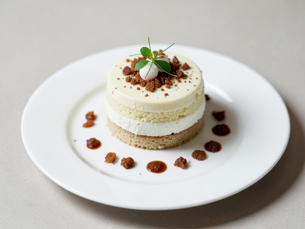 Vanille-Bohnen-Custard-Kuchen