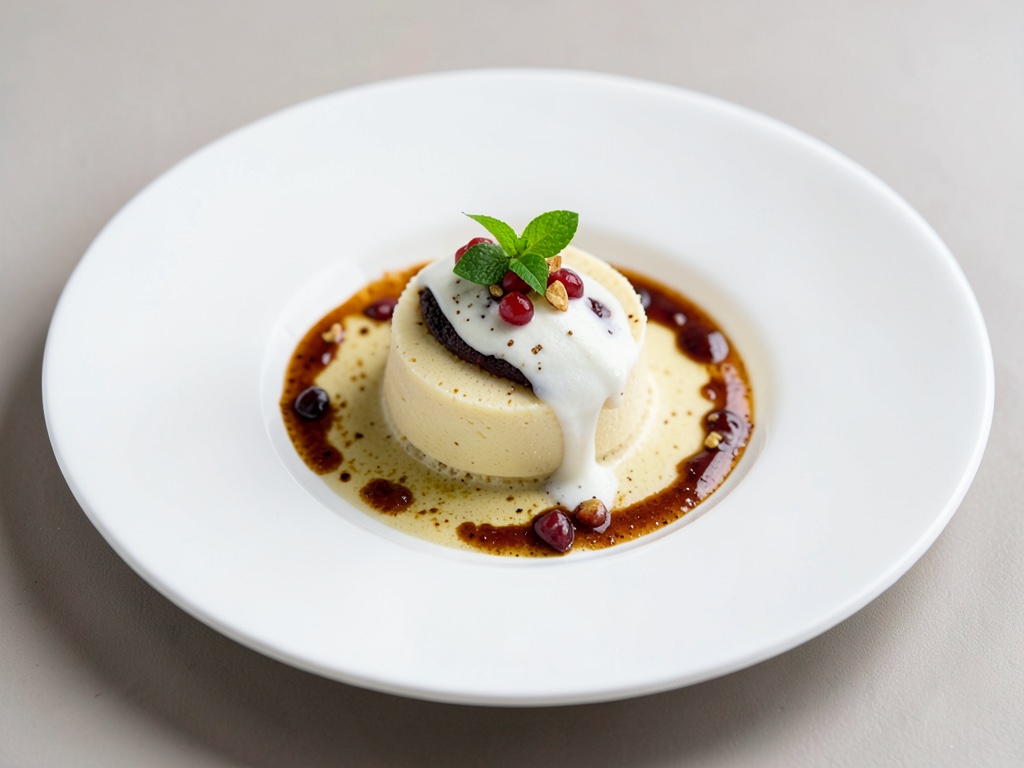 Vanille-Bohnen-Pudding-Bällchen