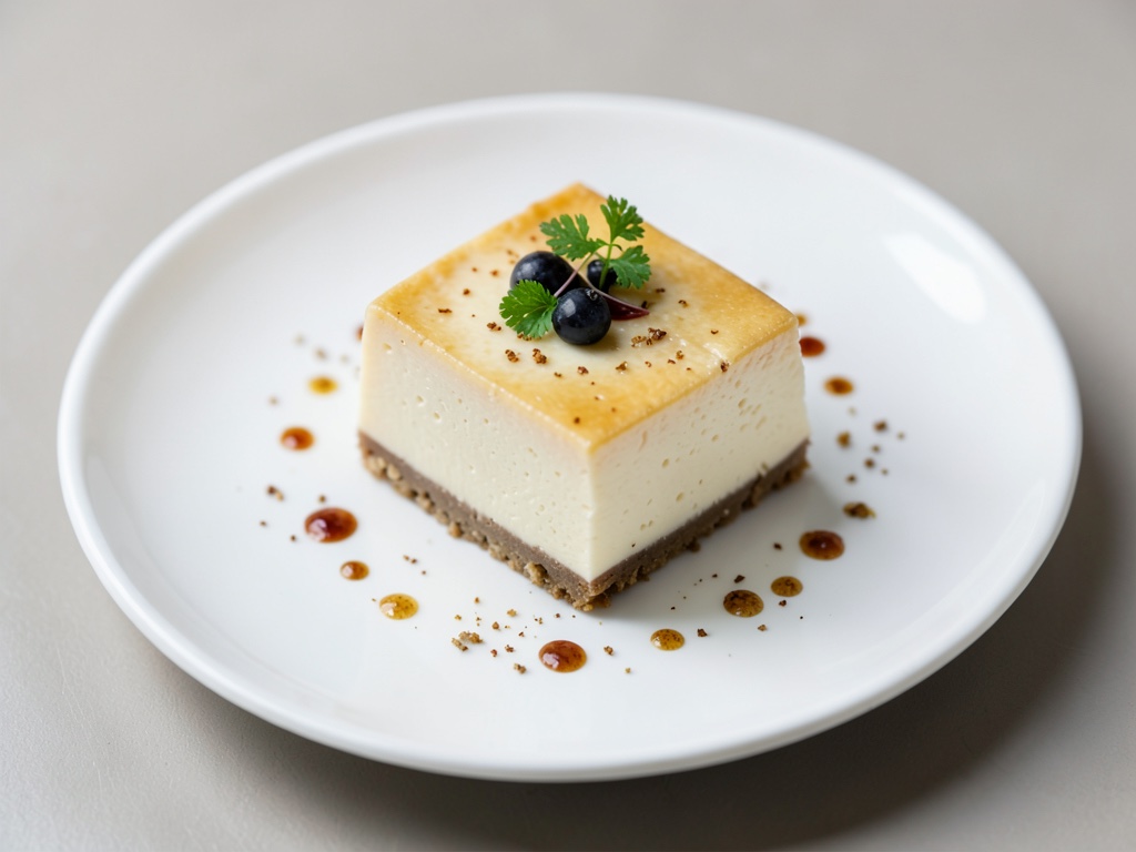 Vanille-Custard-Quadrat