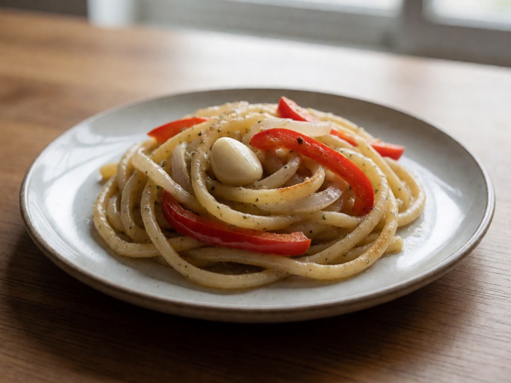 Vegane Airfryer-Paprika-Pasta