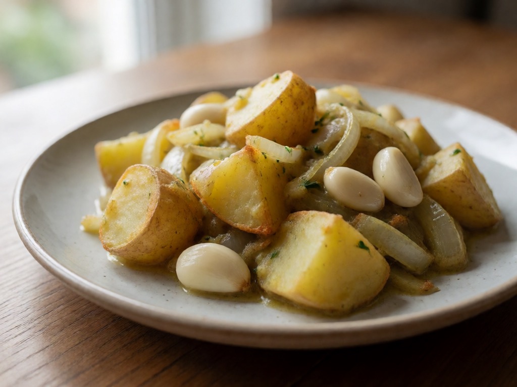 Vegane Airfryer-Kartoffel-Curry
