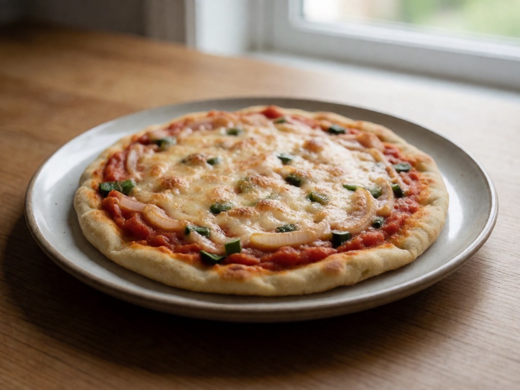 Vegane Airfryer-Gemüse-Pizzata