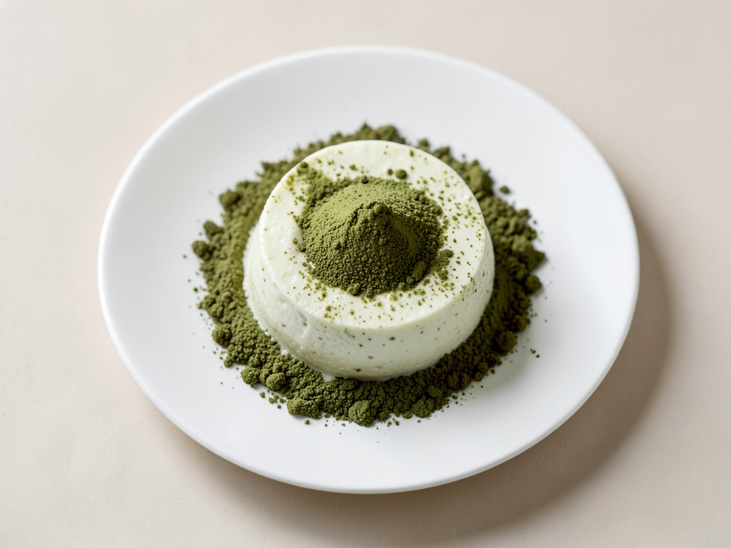 Pudding al matcha vegano