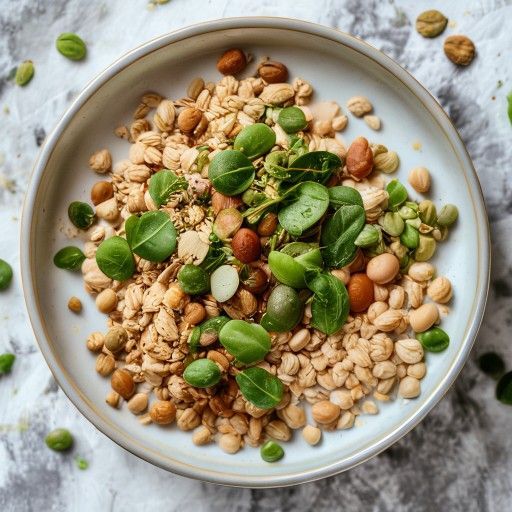Vegane Protein-Müsli-Tasse
