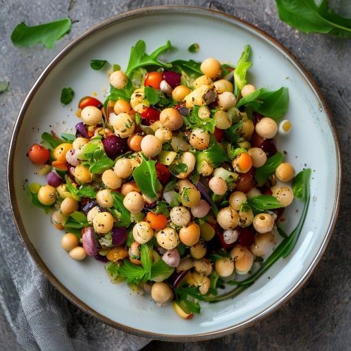 Insalata di quinoa e verdure con ceci
