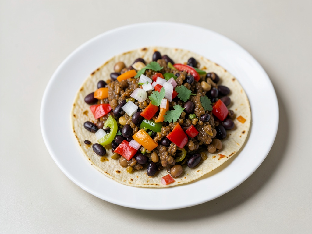 Vegetarische Enchiladas mit Bohnen