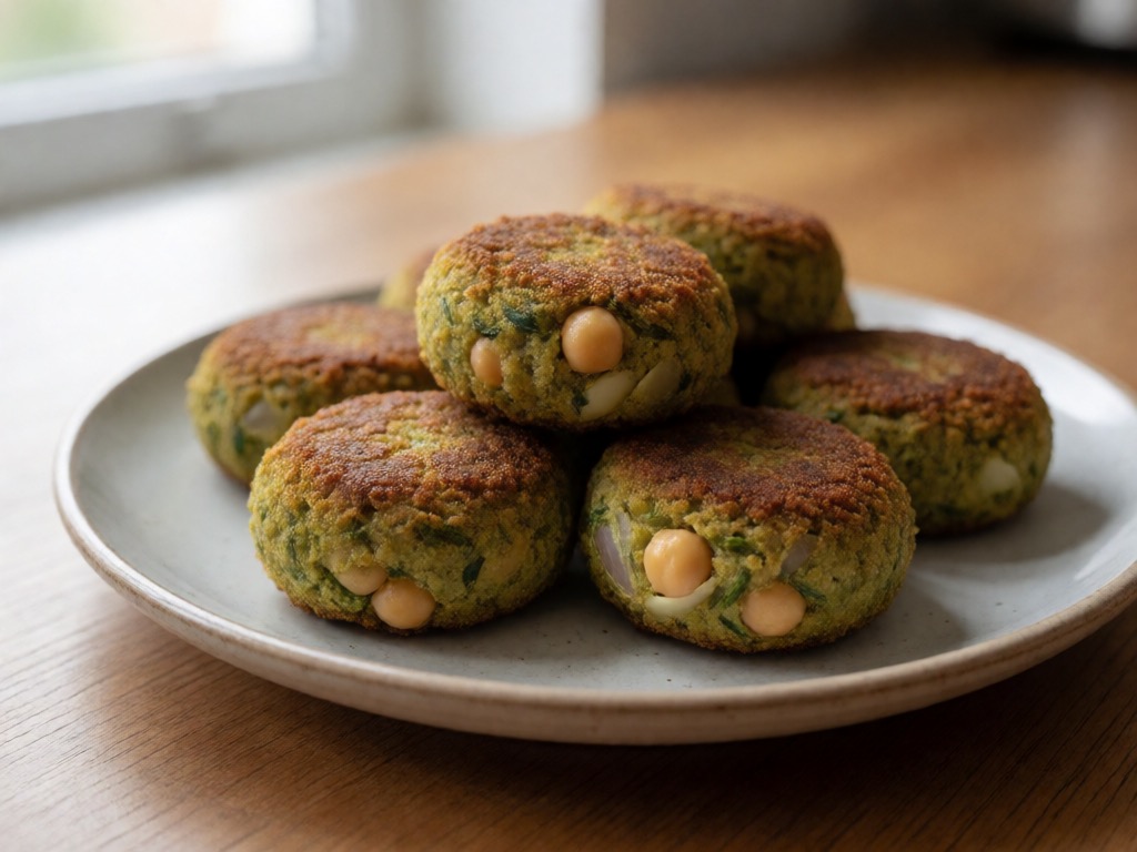 Vegetarische Falafel aus der Heißluftfritteuse