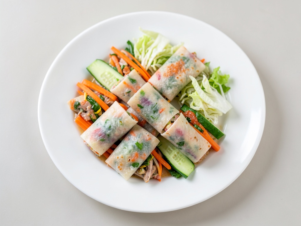 Vegetarische Frühlingsrollen