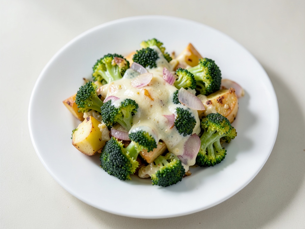 Vegetarischer Auflauf mit Brokkoli
