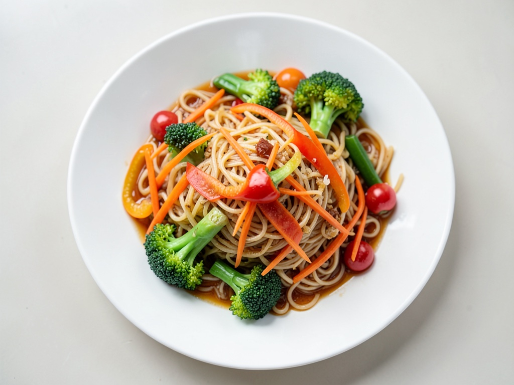 Vegetarisches Pad Kee Mao
