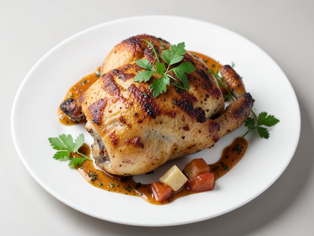 Pollo intero croccante dall'air fryer