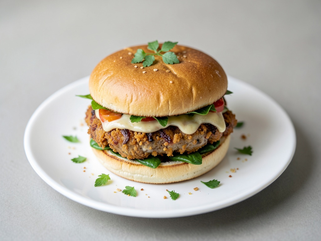 Sándwich de pollo Gyros crujiente