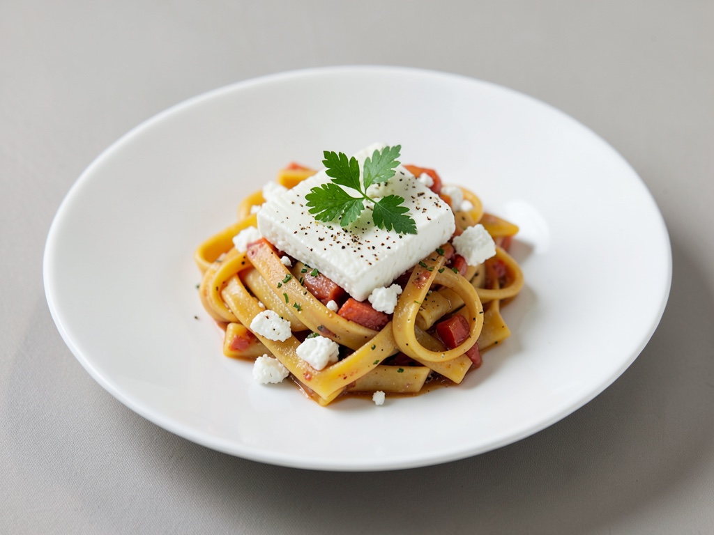 Feta-Pasta aus der Heißluftfritteuse
