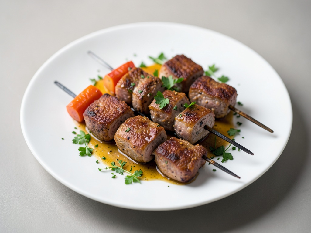 Spiedini croccanti di salsiccia e verdure