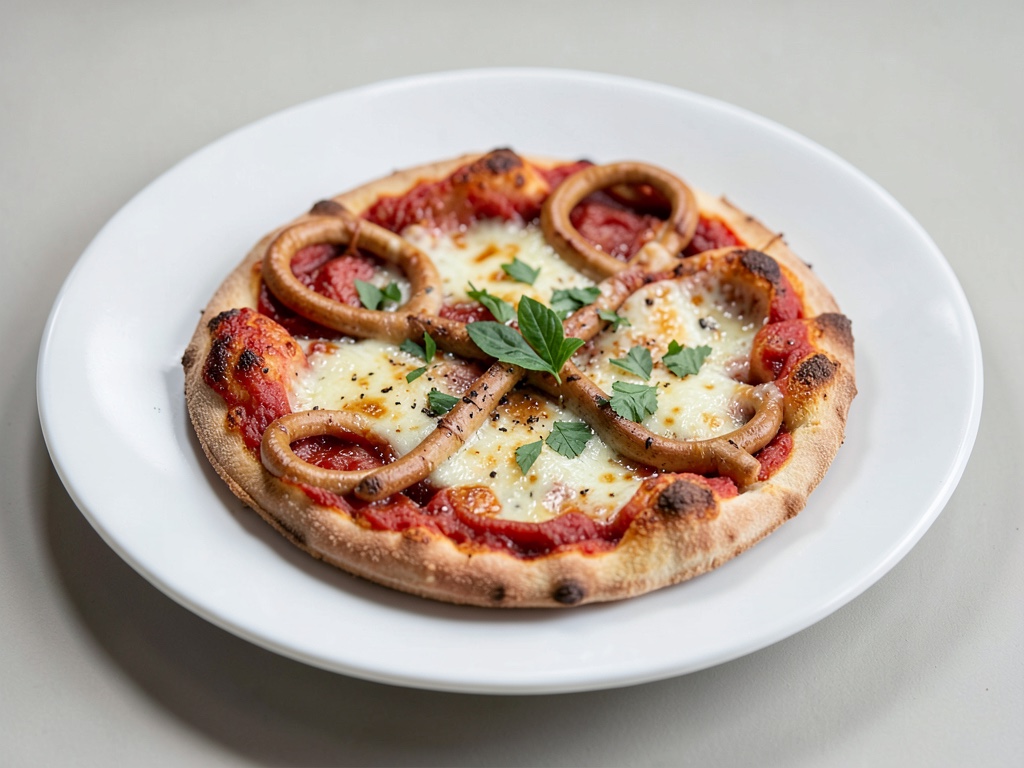 Pizza da pretzel in friggitrice ad aria calda