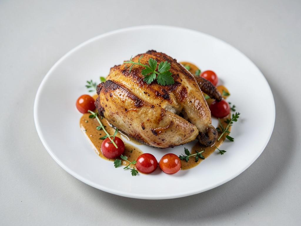 Pollo intero croccante dall'air fryer
