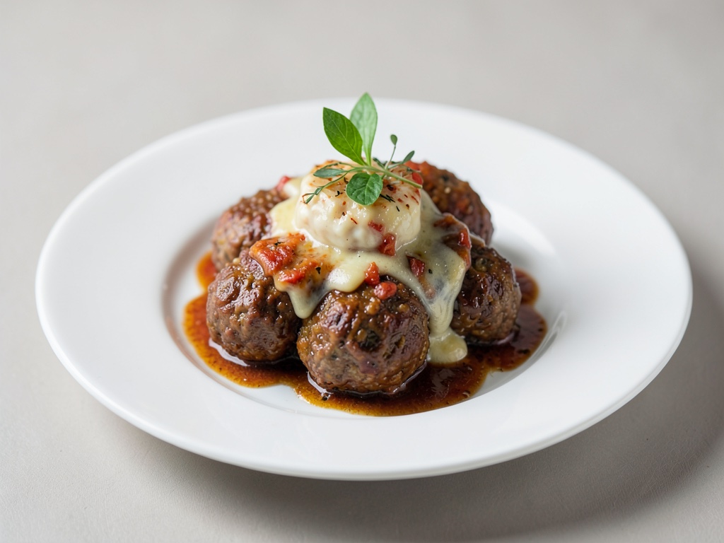Polpette di macinato alla toscana in friggitrice ad aria