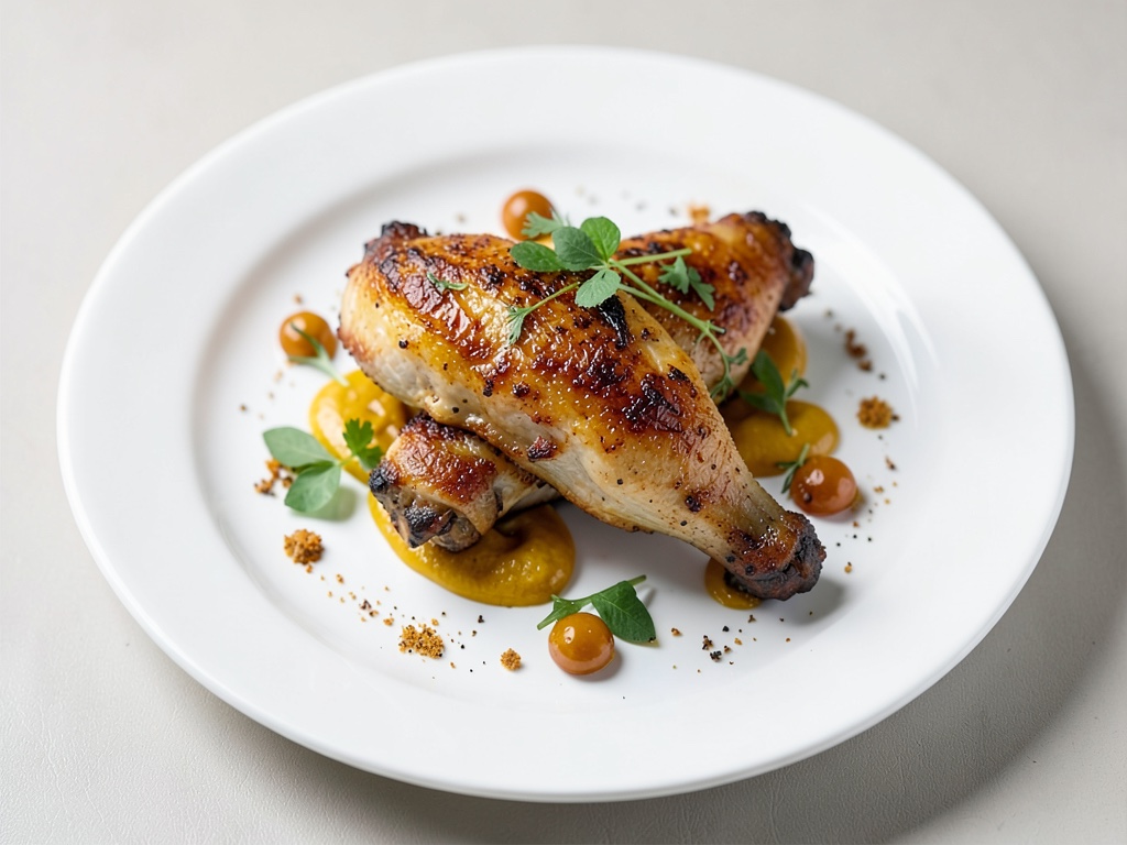 Cosce di pollo croccanti dall'air fryer