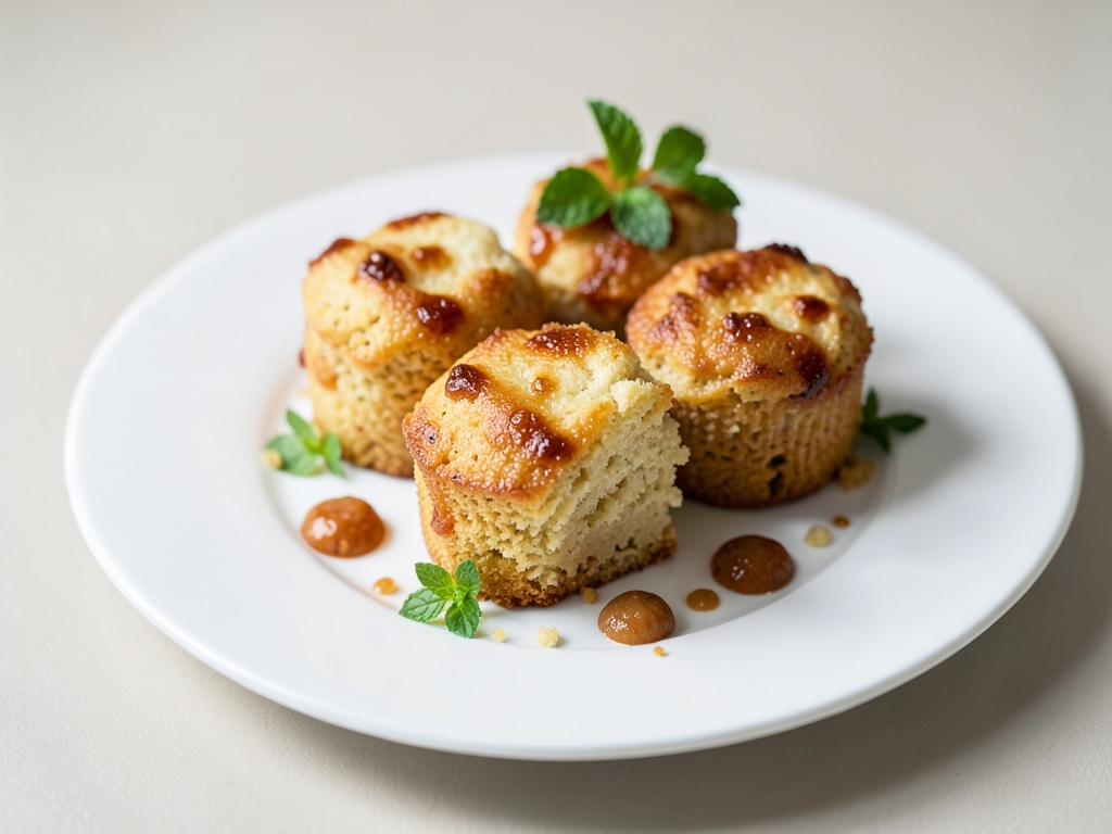 Fluffige Käsekuchen-Muffins mit Mandarine aus der Heißluftfritteuse