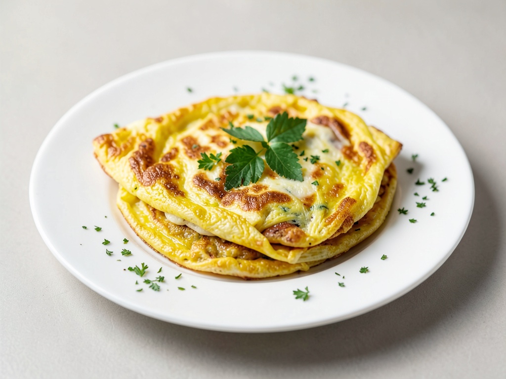 Omelette moelleux à l'air fryer
