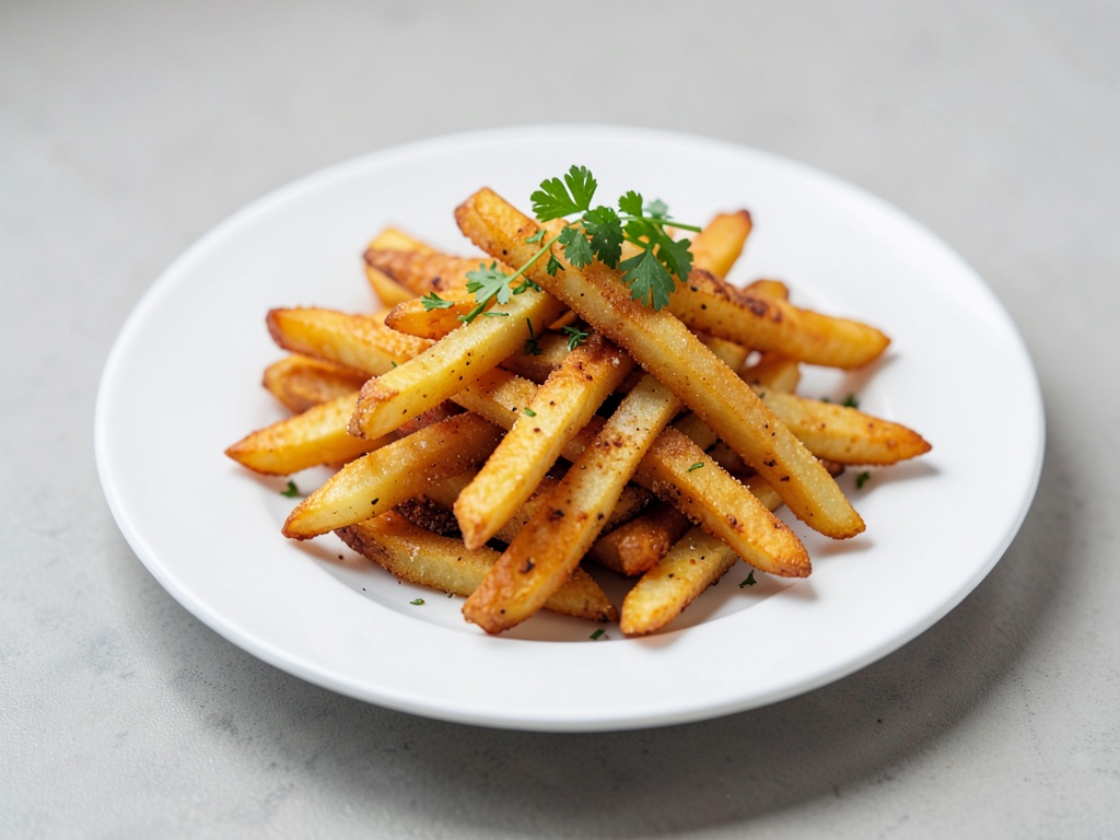 Bastoncini di patate croccanti al Parmigiano in friggitrice ad aria