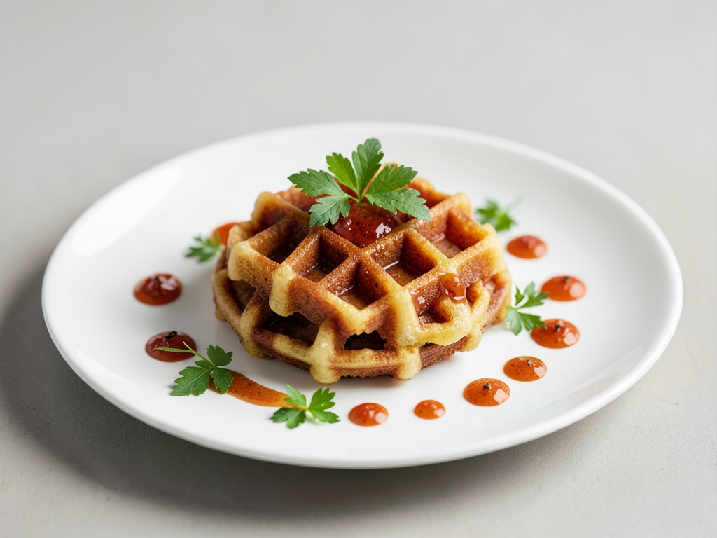 Waffle croccanti dall'air fryer