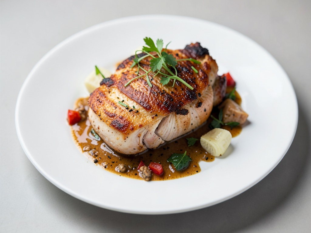 Petto di pollo croccante dall'air fryer