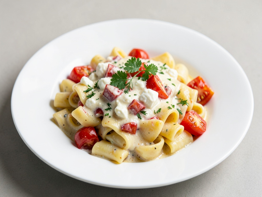 Cremige Tortellini mit Tomaten & Frischkäse im Airfryer (One-Pot)