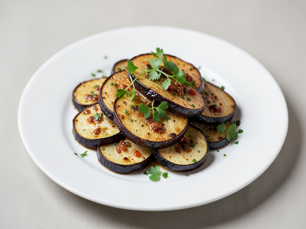 Crispy Eggplant Slices from the Air Fryer