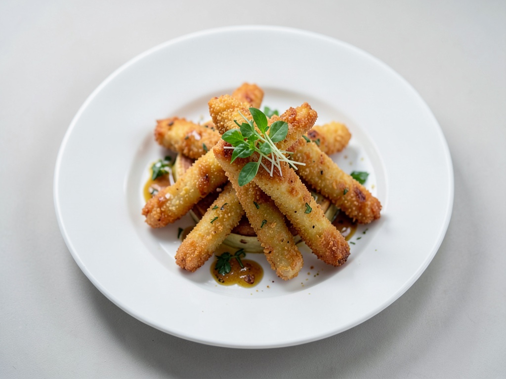 Bastoncini di pesce croccanti dall'air fryer