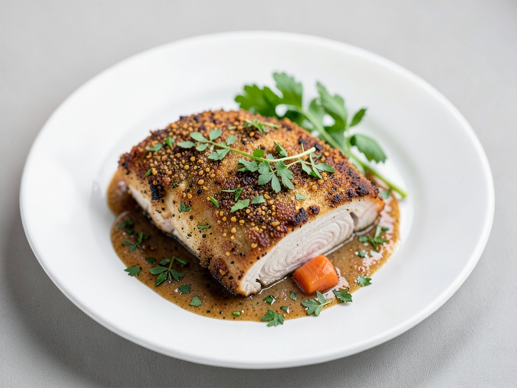 Petto di pollo croccante alle erbe in friggitrice ad aria