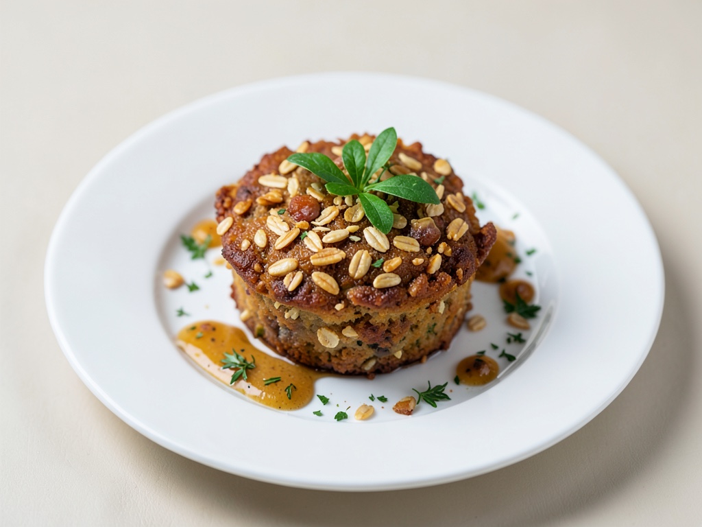 Muffin croccanti all'avena e mela dalla friggitrice ad aria