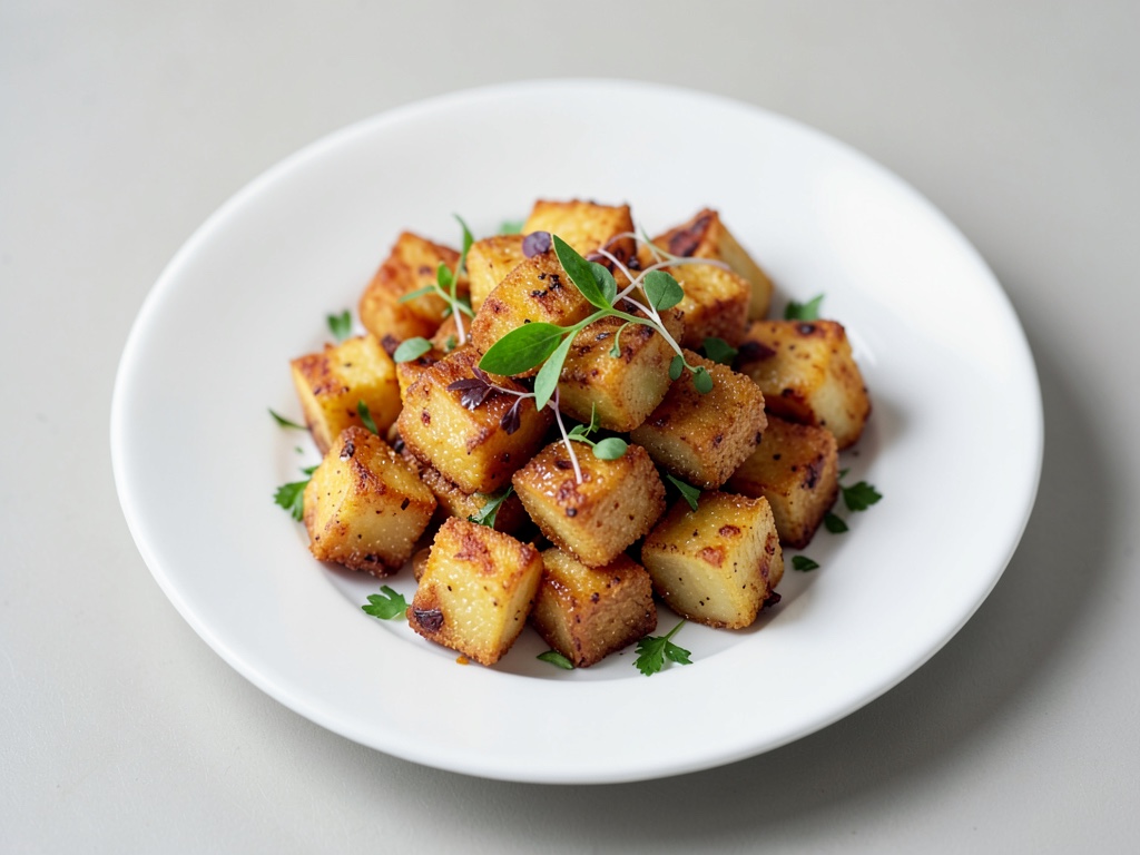 Dadi di patate croccanti per friggitrice ad aria