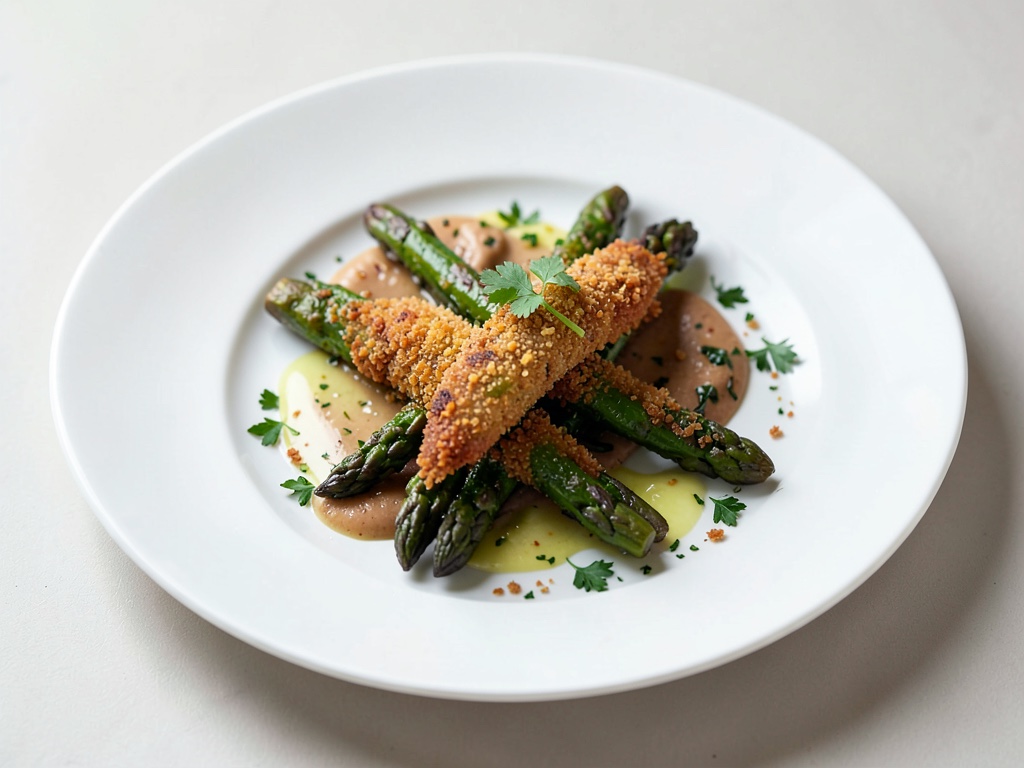 Asparago croccante dall'air fryer