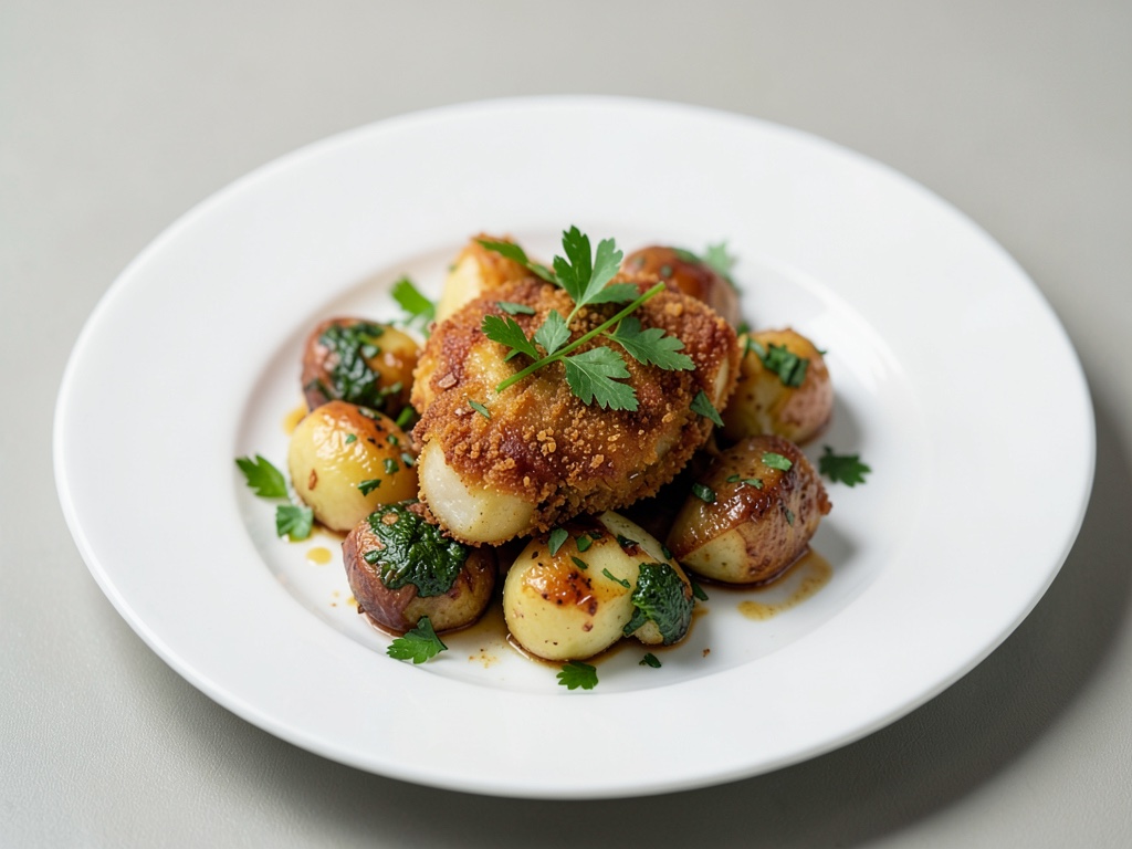 Verdure croccanti al forno con patate dall'air fryer