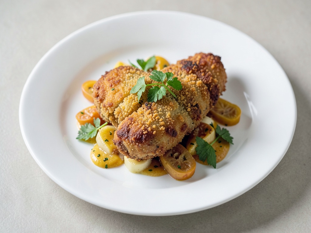 Cotoletta di vitello croccante dall'air fryer