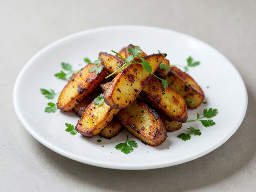 Bastoncini di patate speziate e croccanti dall'air fryer