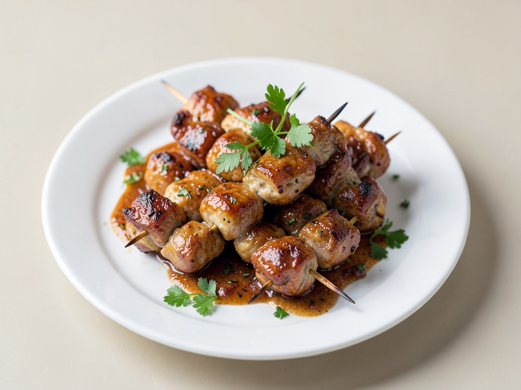 Saftige Hähnchenspieße aus der Heißluftfritteuse